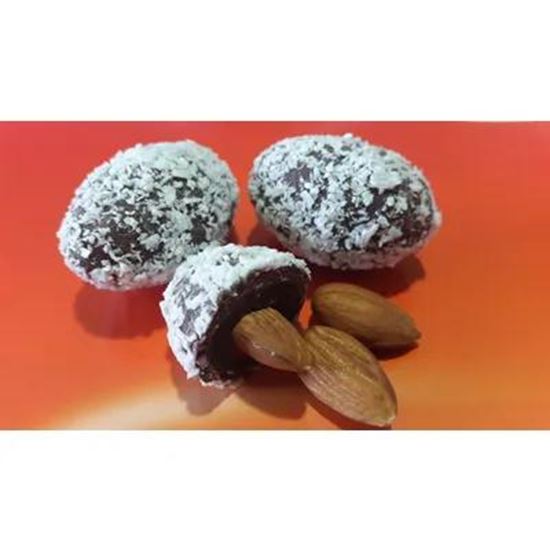 تصویر  Coconut Chocolate covered dates