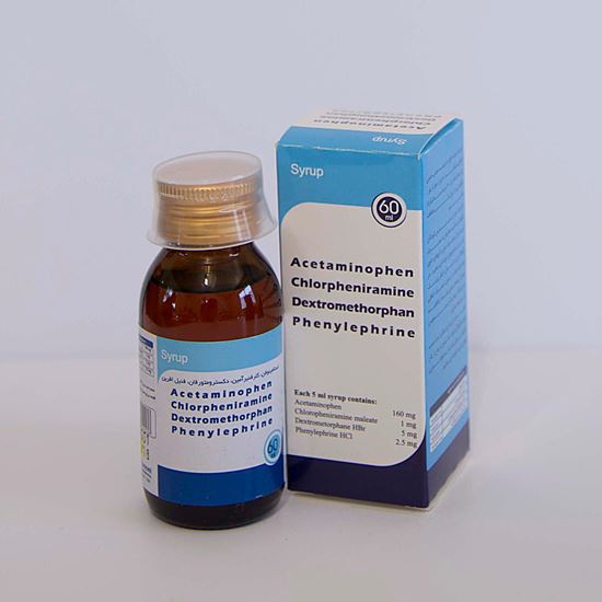 تصویر  Acetaminophen/Chlorpheniramine/ Dextromethorphan HBr/ Phenylephrine HCl