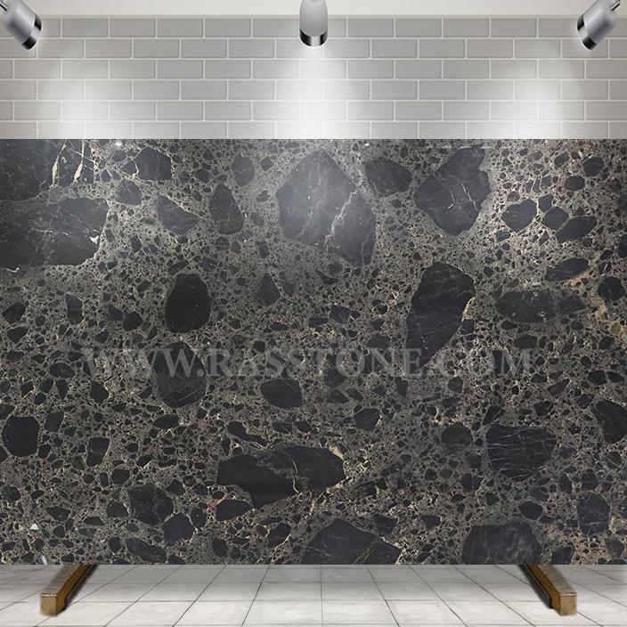 تصویر  Black Marshal Marble - Rasstone