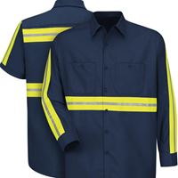 Work shirt with night vision tape - VION NIT 500